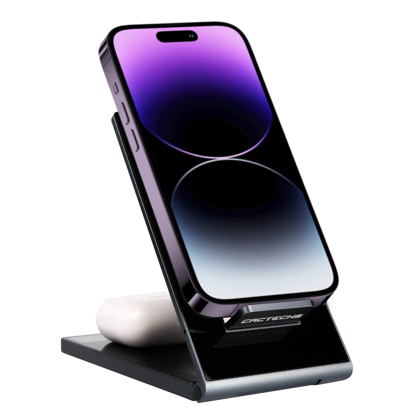 CACTECHS 4-in-1 Wireless iPhone Charging Station - Fast Charging for Multiple Apple Devices